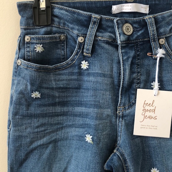 LC Lauren Conrad Denim - Lauren Conrad mid rise skinny ankle denim jean, 4